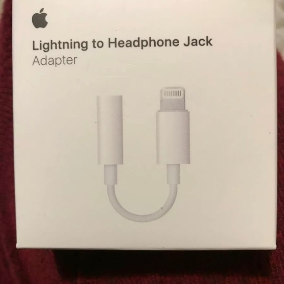Apple Lightning Headphone Jack adapter OEM NIB - Picture 1 of 1